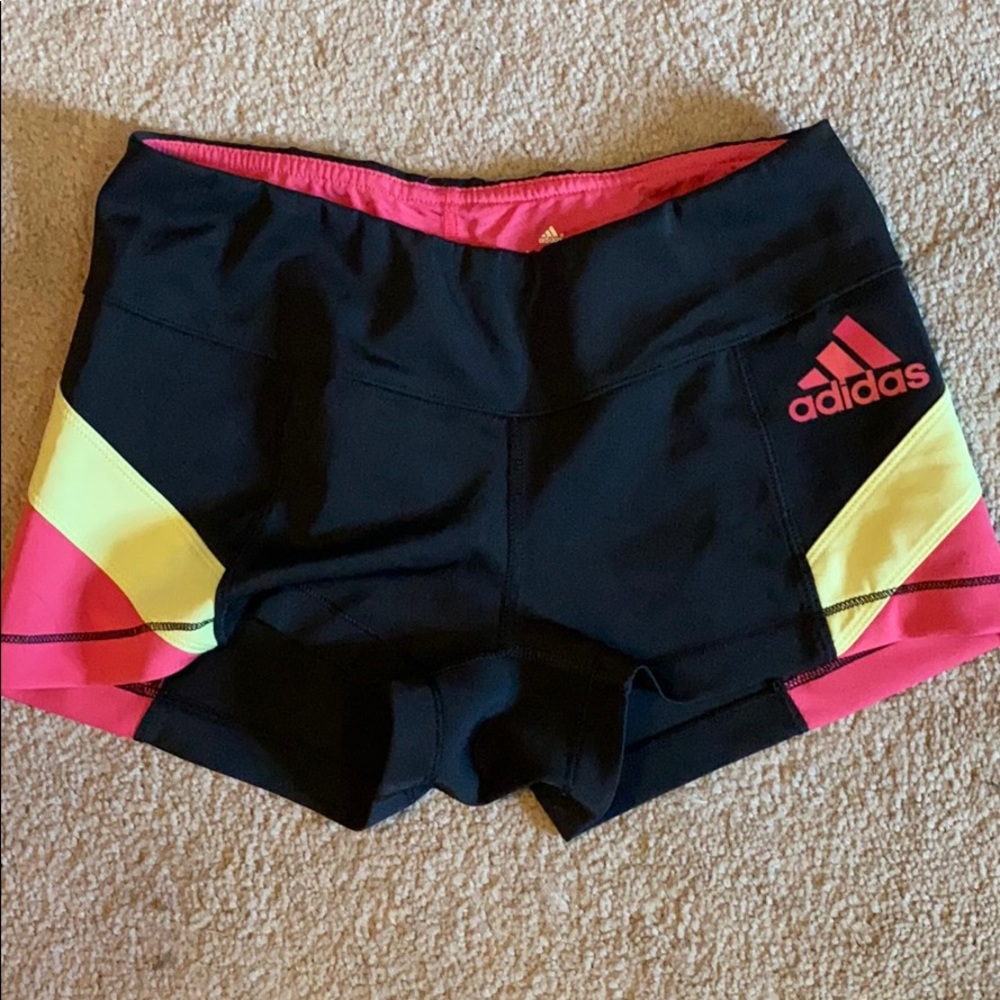 Adidas climalite spandex shorts